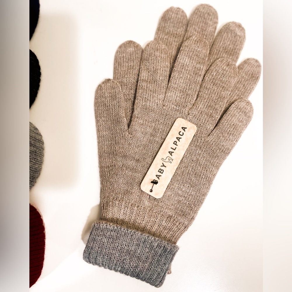 Baby Alpaca Luxury Reversible Gloves